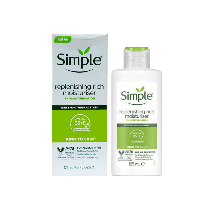 Simple Kind to Skin Replenishing Rich Moisturiser125ml