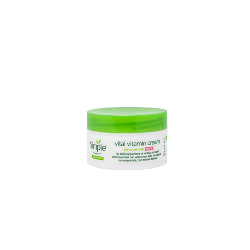 Simple Kind to Skin Vital Vitamin Day Cream 50ml - SPF 15