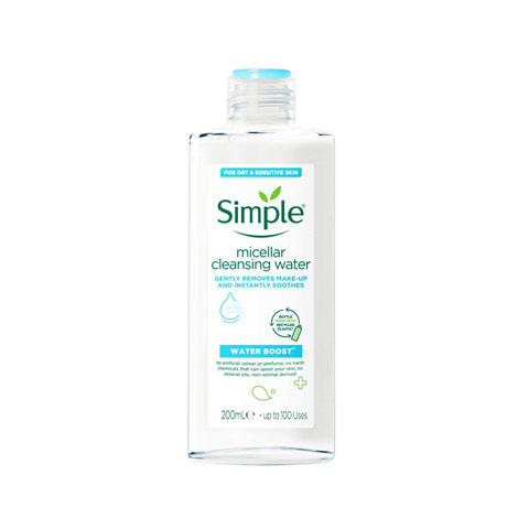 Simple Sensitive Skin Experts Water Boost Micellar Cleansing Water 200ml