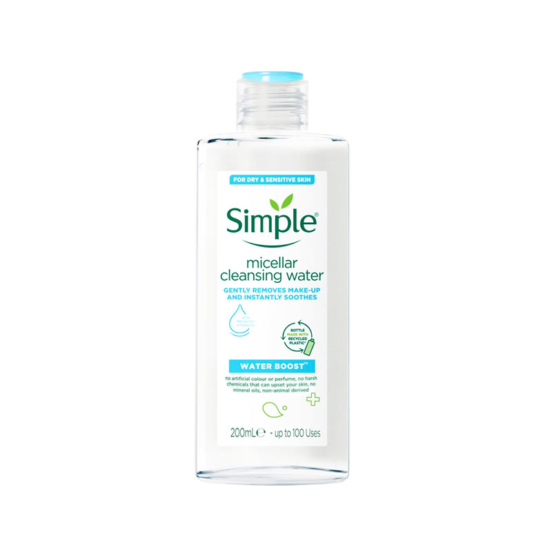 Simple Sensitive Skin Experts Water Boost Micellar Cleansing Water 200ml