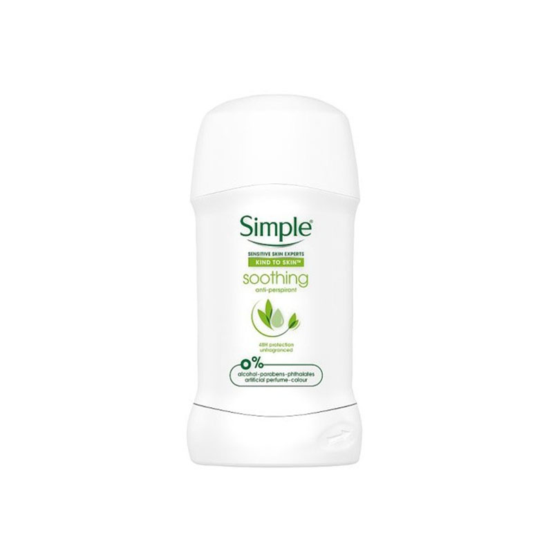 Simple Soothing Anti-Perspirant Stick 40ml