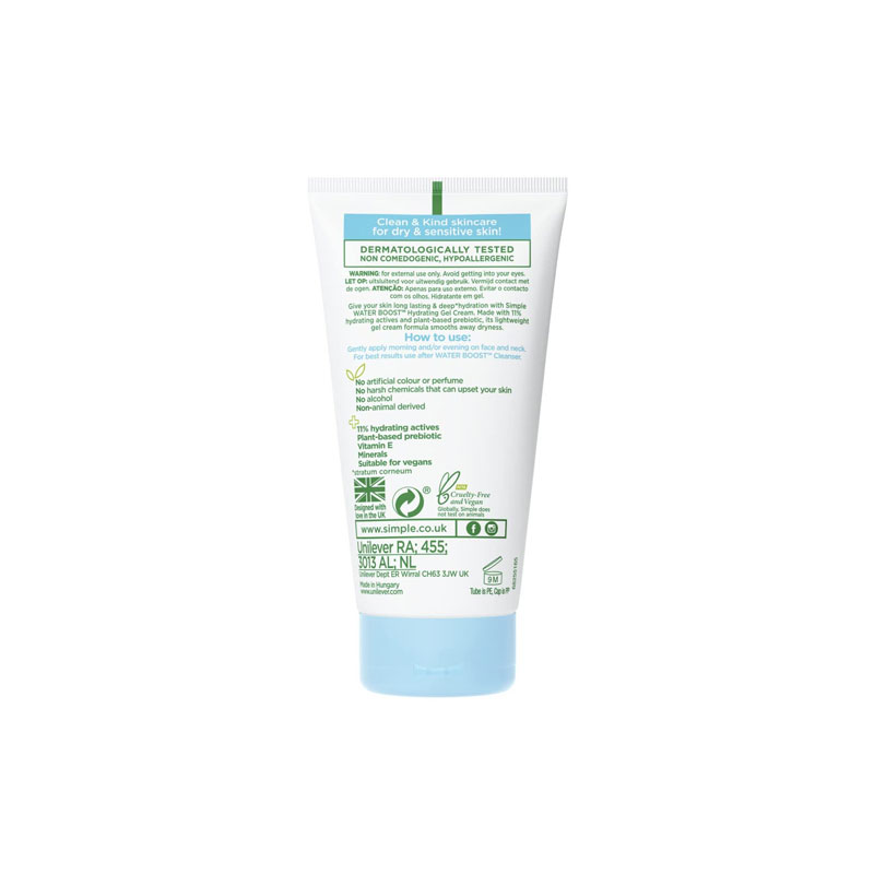 Simple Water Boost Hydrating Gel Cream 50ml