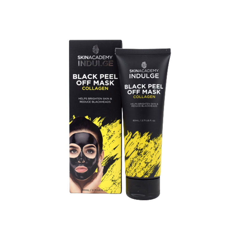 Skin Academy Indulge Black Peel Off Mask With Collagen 80ml