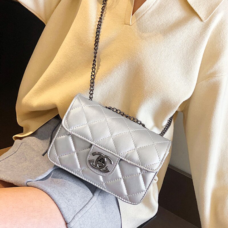 Small Fragrant Style Rhombus Chain Bag (1001048)