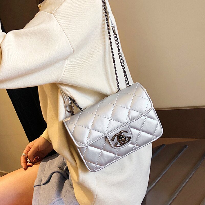 Small Fragrant Style Rhombus Chain Bag (1001048)