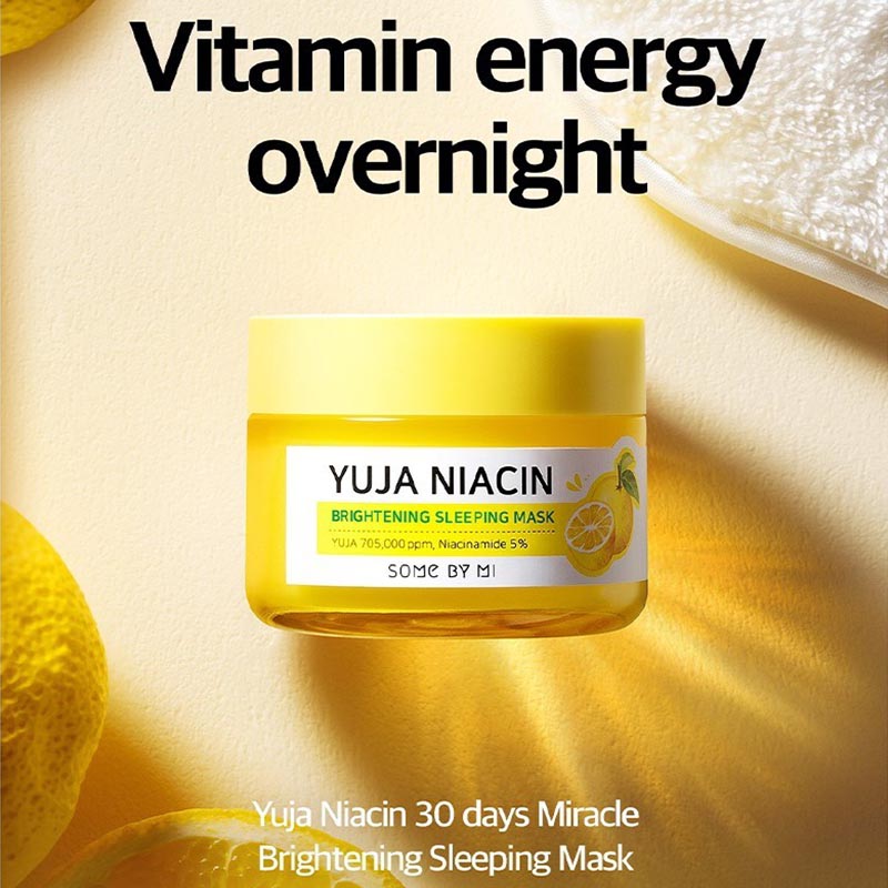 SOME BY MI Yuja Niacin Brightening Sleeping Mask 60g