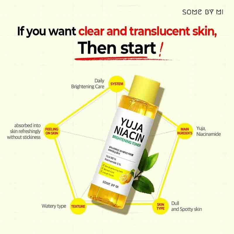 SOME BY MI Yuja Niacin Brightening Toner 150ml