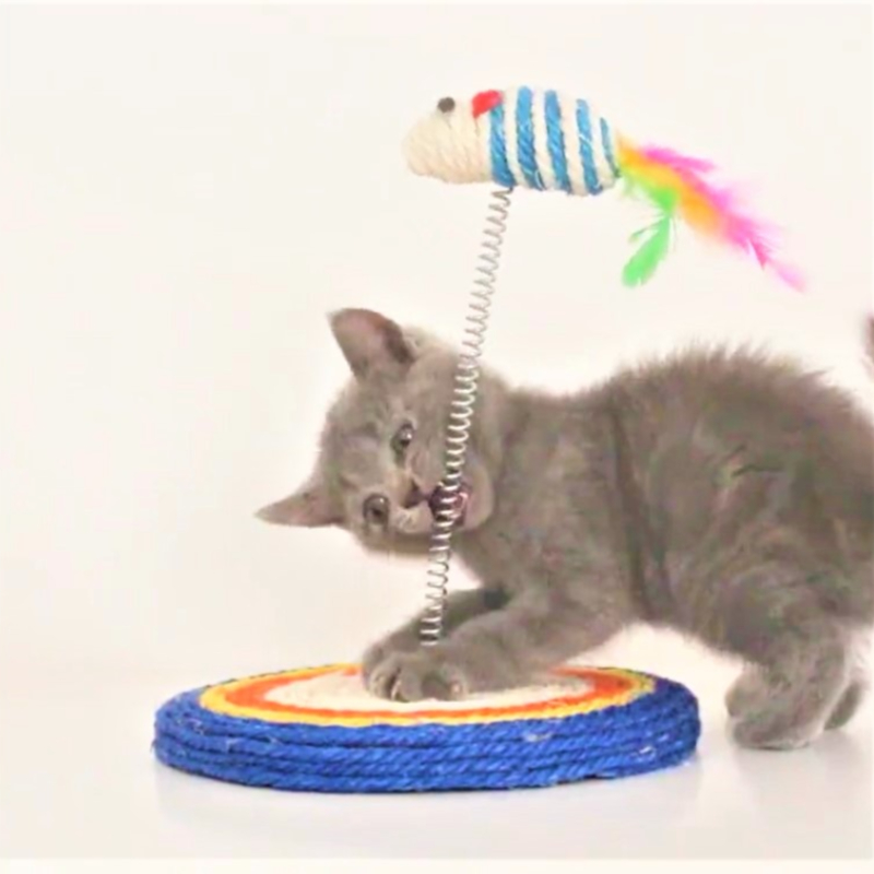 Spring Rat Sisal Cat Scratcher (20235)
