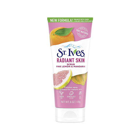 St. Ives Radiant Skin Pink Lemon & Mandarin Scrub 170g