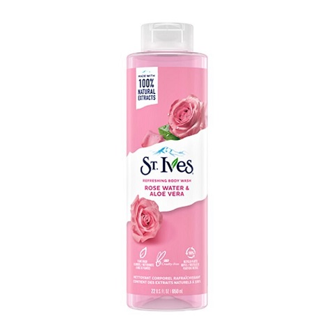 St. Ives Rose Water & Aloe Vera Refreshing Body Wash 650ml