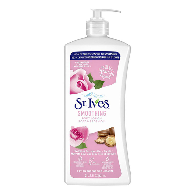 St. Ives Smoothing Body Lotion With Rose & Argan Oil 621ml