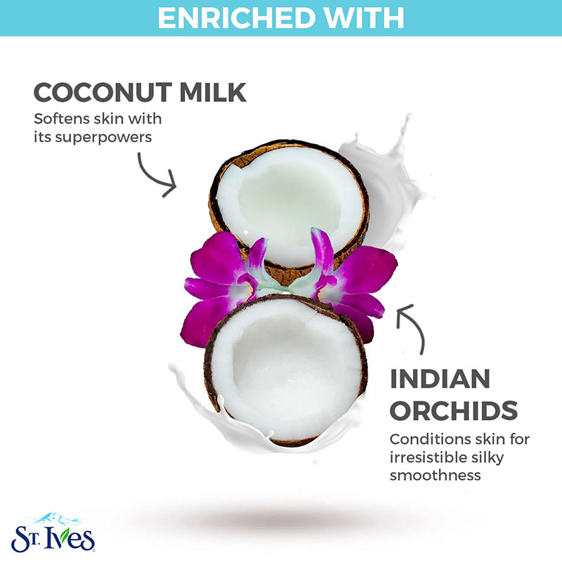 St. Ives Softening Coconut & Orchid Body Wash 400ml