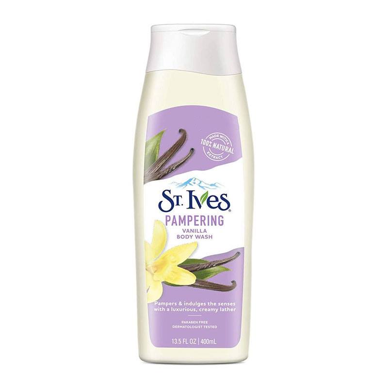 St. Ives Pampering Vanilla Body Wash 400ml