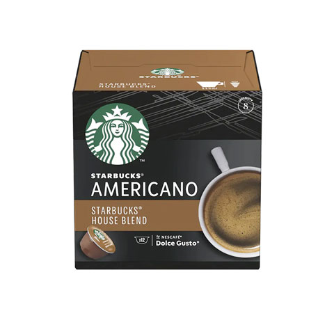 Starbucks Americano House Blend Coffee 102g - 12 Capsule Box