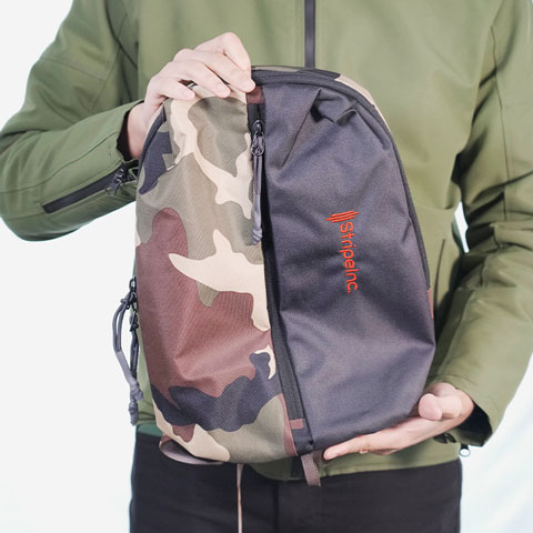 Stripelnc Mini Travel Backpack - Desert Camouflage