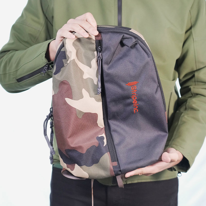 Stripelnc Mini Travel Backpack - Desert Camouflage (80808)