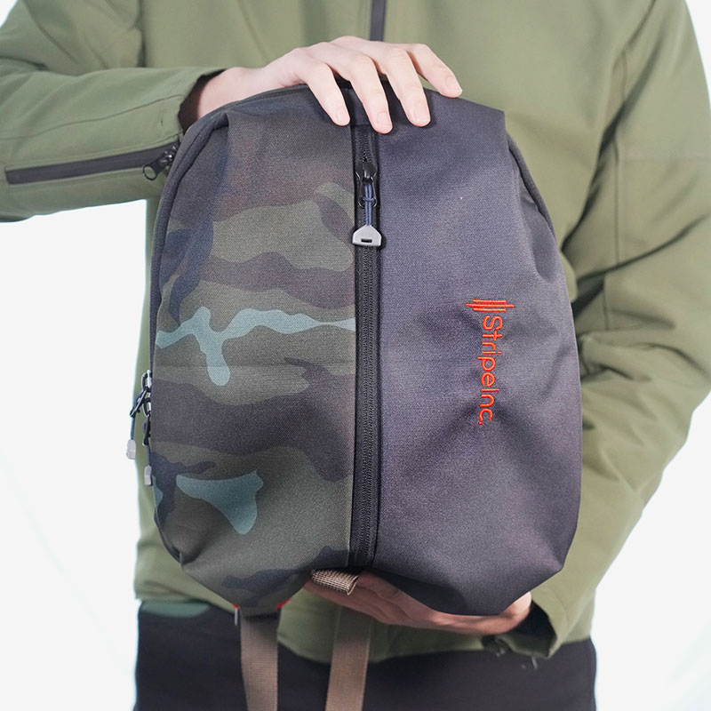 Stripelnc Mini Travel Backpack - Jungle Camouflage (70707)