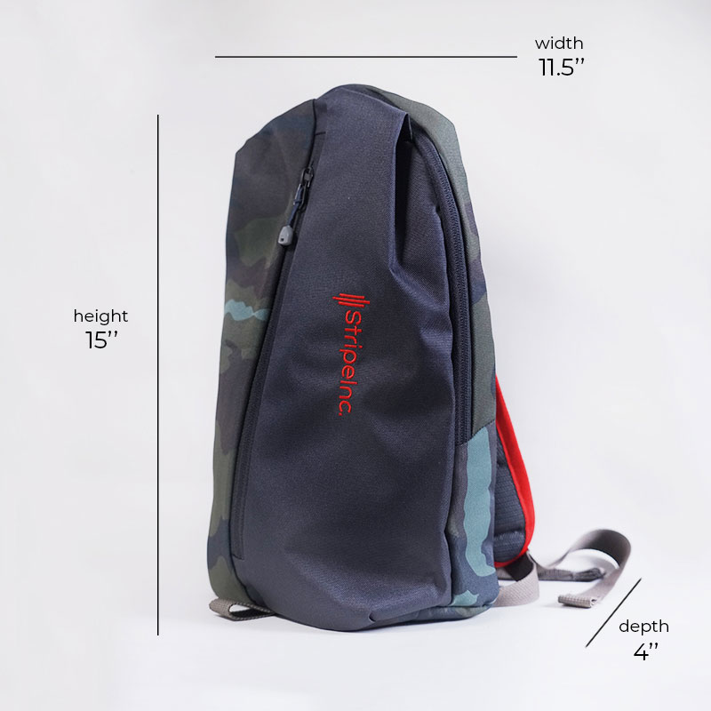 Stripelnc Mini Travel Backpack - Jungle Camouflage (70707)