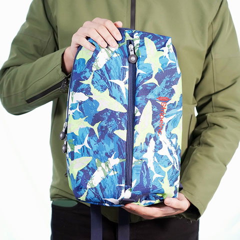 Stripelnc Mini Travel Backpack - Shark (60606)