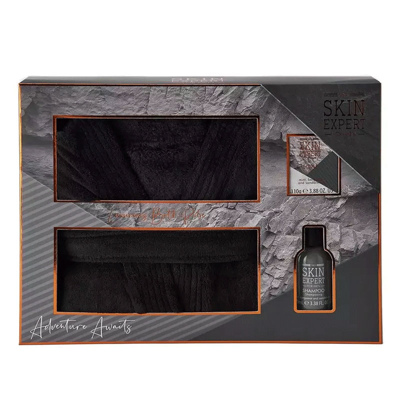 Style & Grace S&G Skin Expert for Men Bath Robe Set (3617)