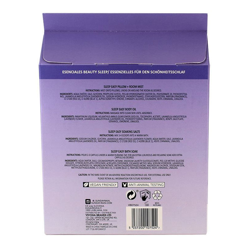 Sunday Rain Beauty Sleep Essentials Set