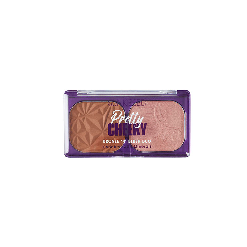 Sunkissed Pretty Cheeky Bronze And Blush Duo 2x10g