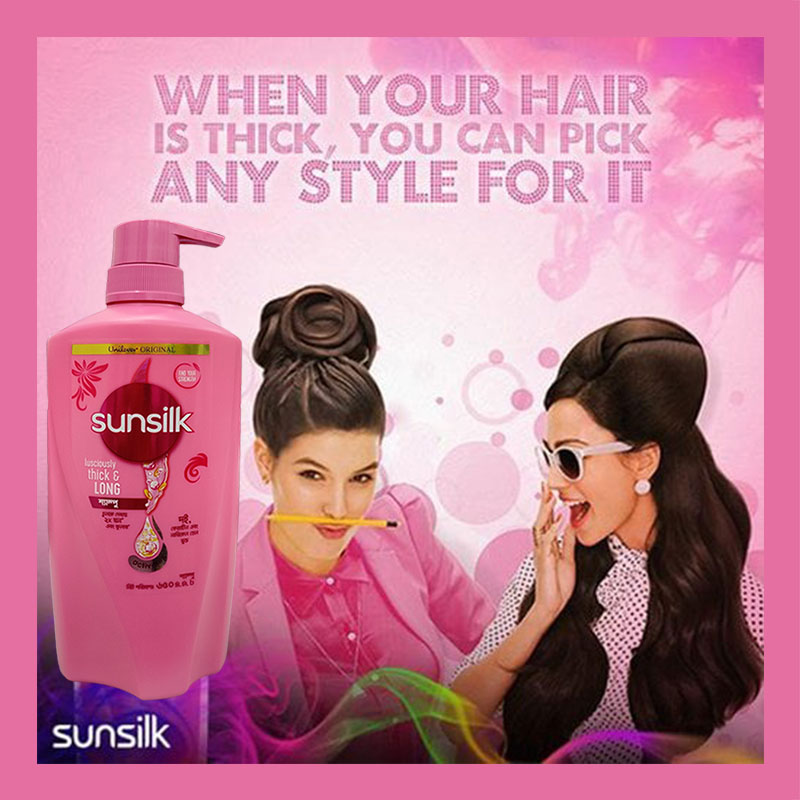 Sunsilk Lusciously Thick & Long Shampoo 650ml