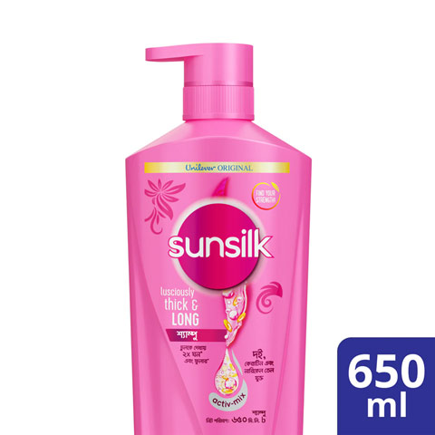 Sunsilk Lusciously Thick & Long Shampoo 650ml - UBL