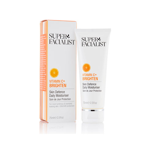 Super Facialist Vitamin C+  Brighten Skin Defence Daily Moisturiser 75ml