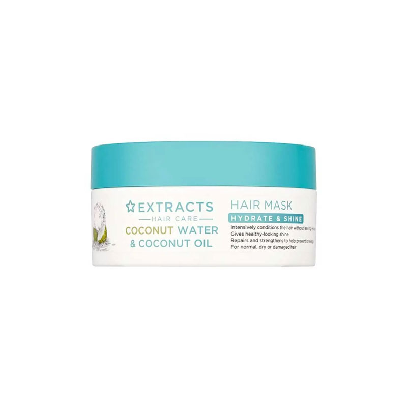 Superdrug Coconut Water & Coconut Oil Hydrate & Shine Masque 200ml