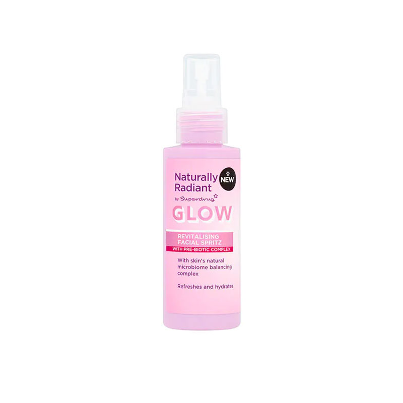 Superdrug Naturally Radiant Glow Revitalising Facial Spritz 100ml