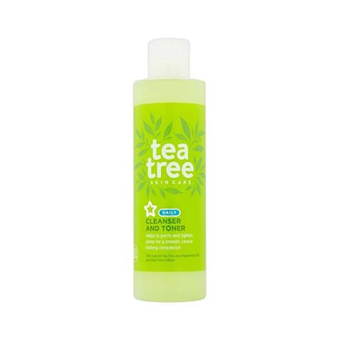Superdrug Tea Tree Daily Cleanser And Toner 200ml
