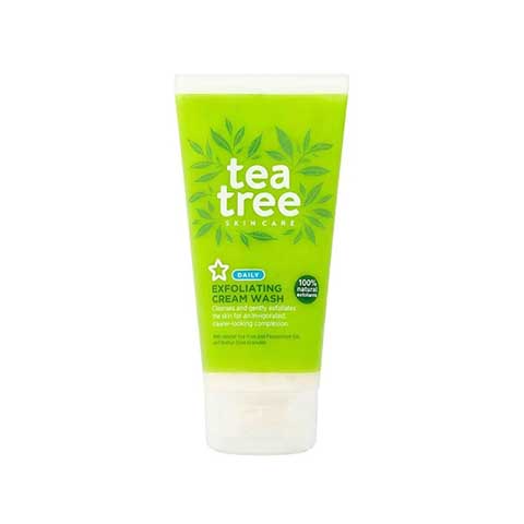 Superdrug Tea Tree Exfoliating Cream Wash 150ml
