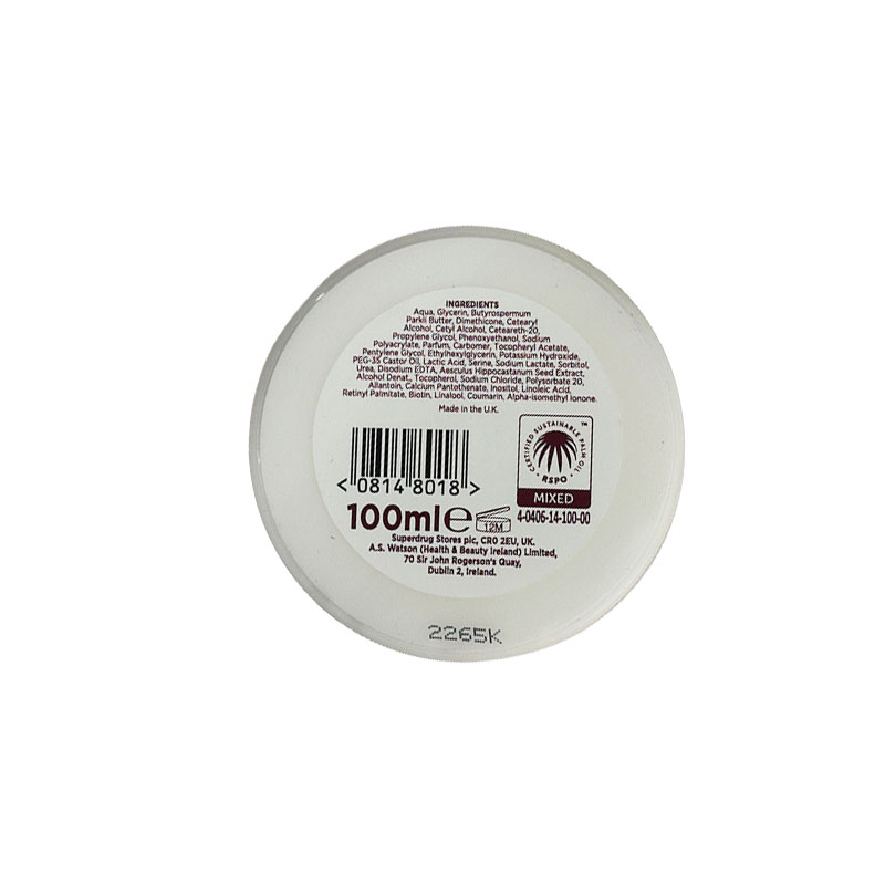 Superdrug Vitamin E Intense Moisture Cream 100ml