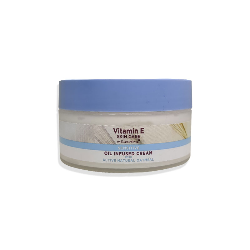 Superdrug Vitamin E Sensitive Oil Infused Cream 200ml