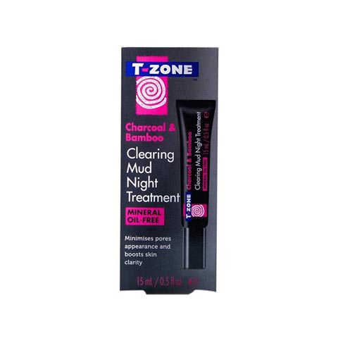 T-Zone Charcoal & Bamboo Clearing Mud Night Treatment 15ml