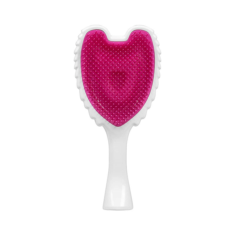 Tangle Angel Essentials Detangling Hair Brush - White & Fuschia