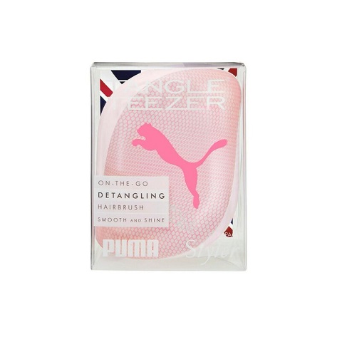 Tangle Teezer On The Go Detangling Hair Brush Smooth & Shine Puma Styler - Pink