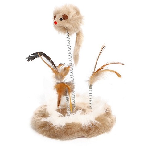 Taotao Pets Spring Mouse Funny Cat Toy Climbing Frame (20234)