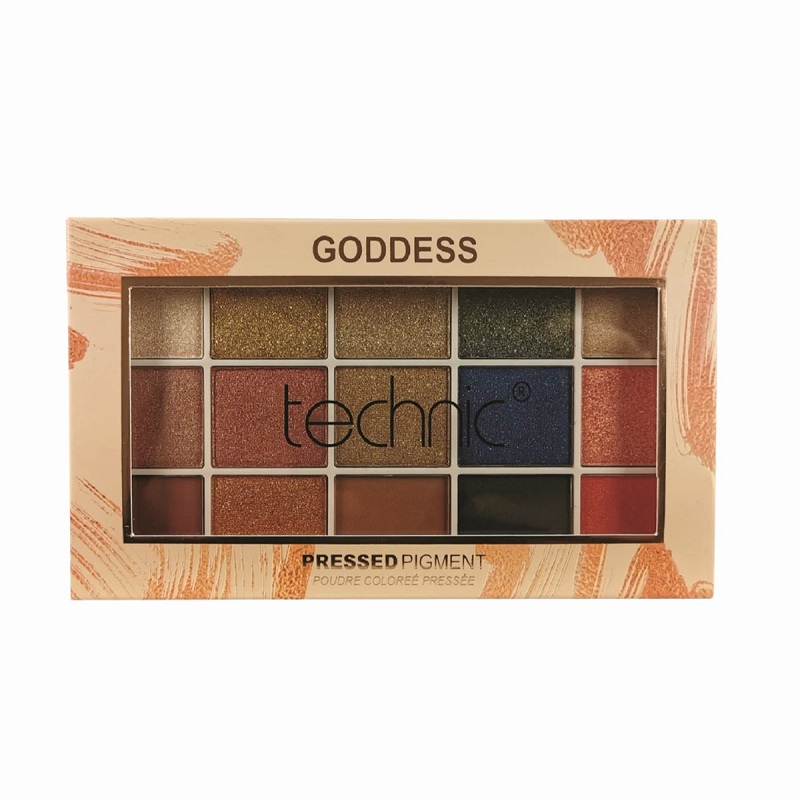 Technic 15 Pressed Pigment Eyeshadow Palette - Goddess