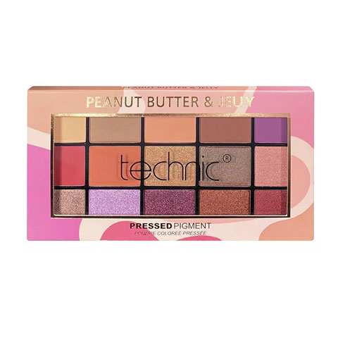 Technic 15 Pressed Pigment Palette - Peanut Butter & Jelly
