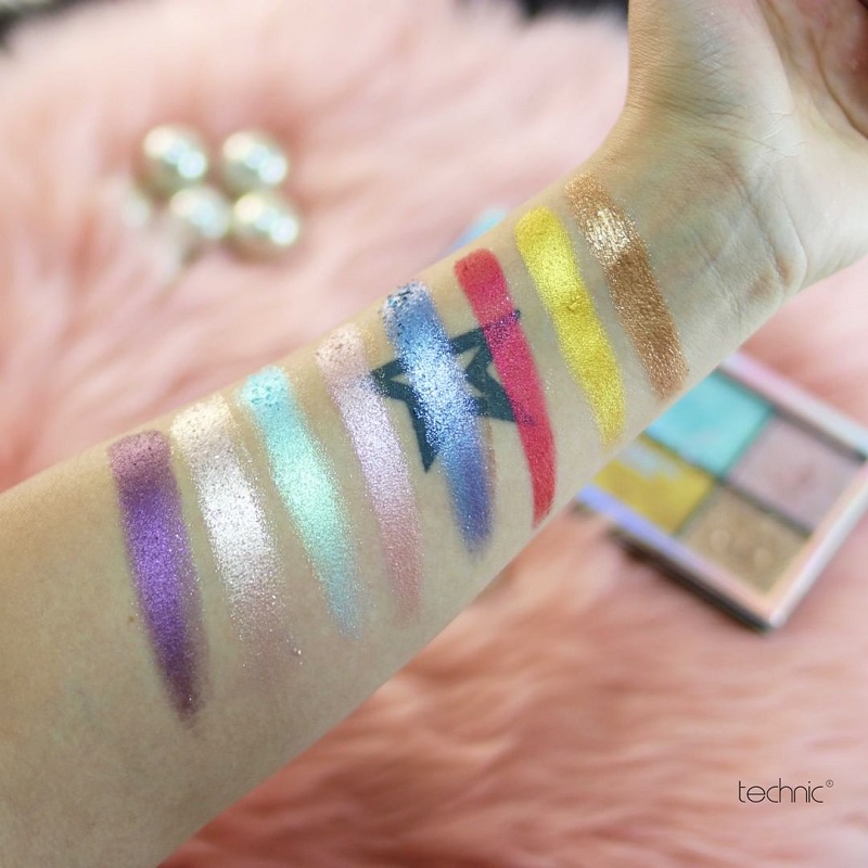 Technic Cream Pigment Eyeshadow Palette - Hot Foil