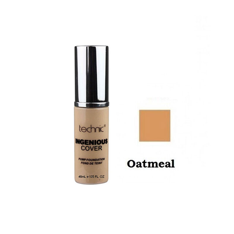 Technic Ingenious Cover Pump Foundation 40ml - Oatmeal