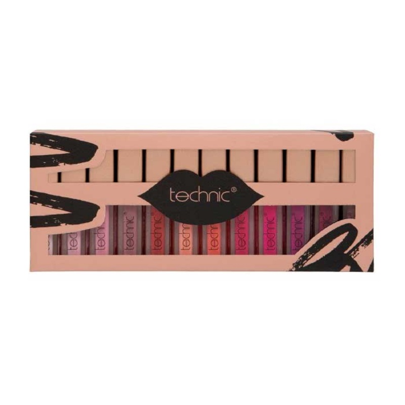 Technic Lip Library 12 Lip Colours Set
