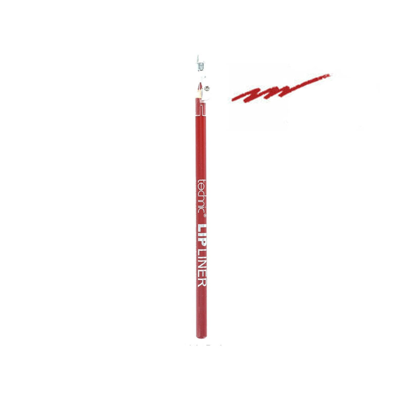 Technic Lip Liner Pencil With Sharpener - Bright Red