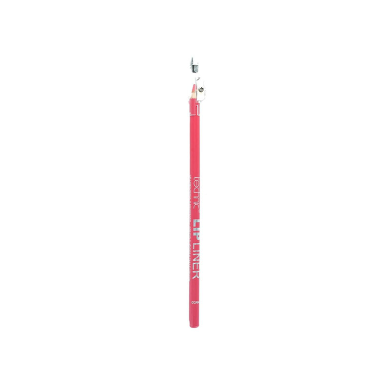 Technic Lip Liner Pencil With Sharpener - Coral
