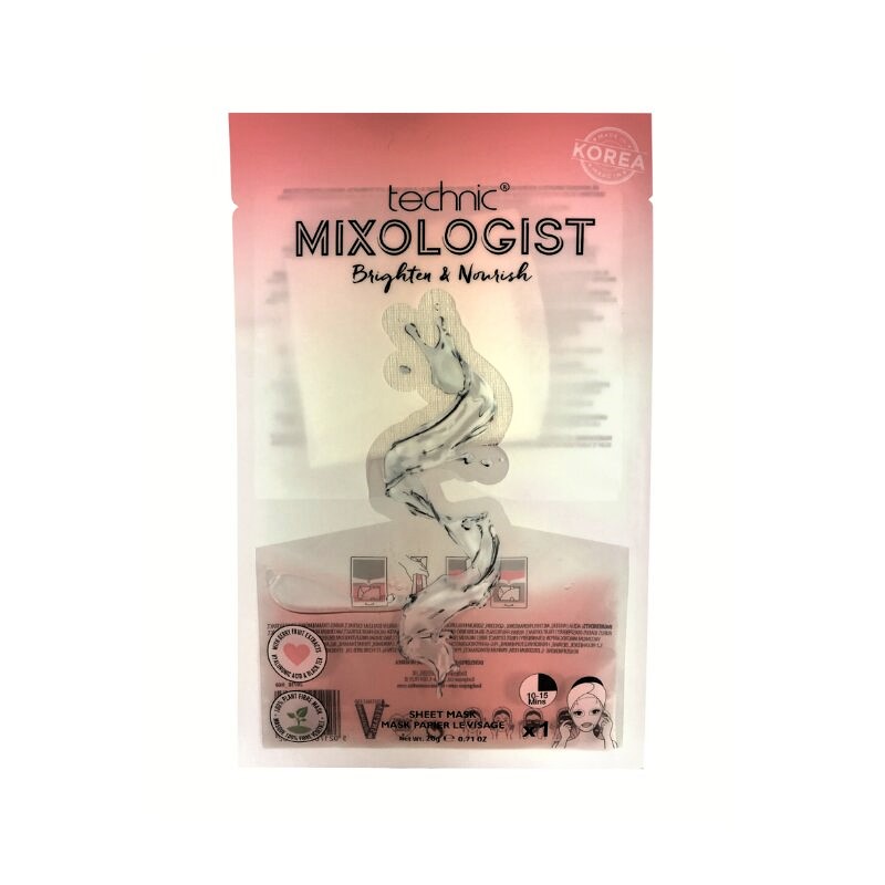 Technic Mixologist Brighten & Nourish Sheet Mask 20g