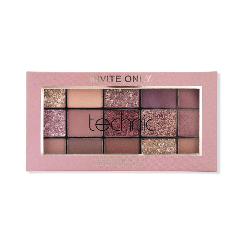 Technic Pressed Pigment Eyeshadow Palette - Invite Only