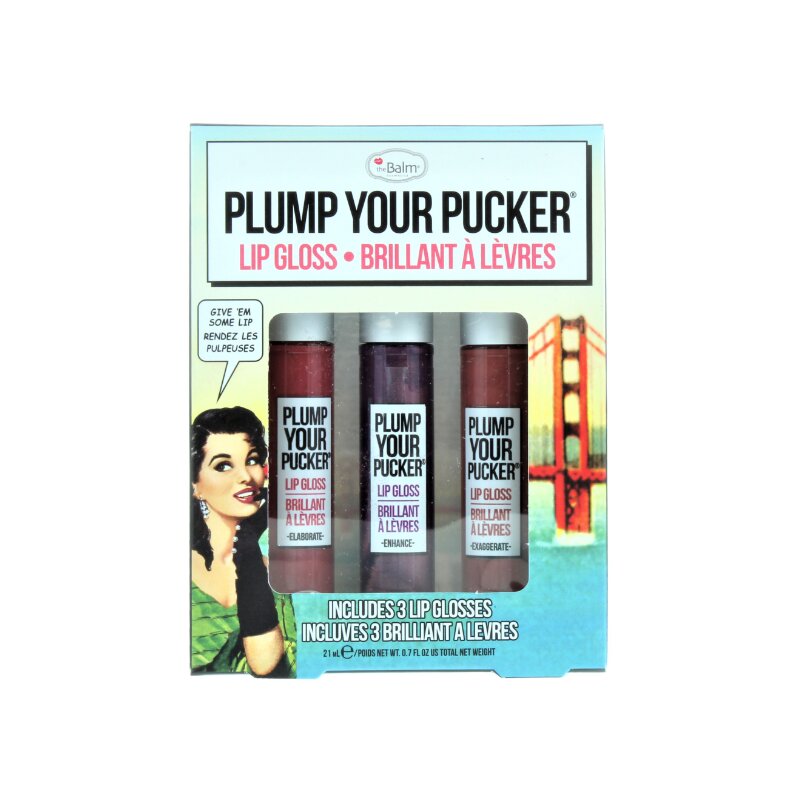 The Balm Cosmetic Plump Your Pucker Lip Gloss Set