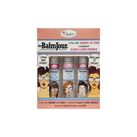 The Balm Cosmetics The BalmJour 3 Full-Size Creamy Lip Stain Set